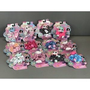 SCRUNCHMIEZ Series 1 ~Lot of 6~ Collectible Hair Scrunchie Toys Bundle (Random)